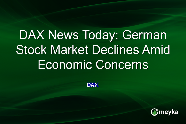 DAX News Today: German Stock Market Declines Amid Economic Concerns