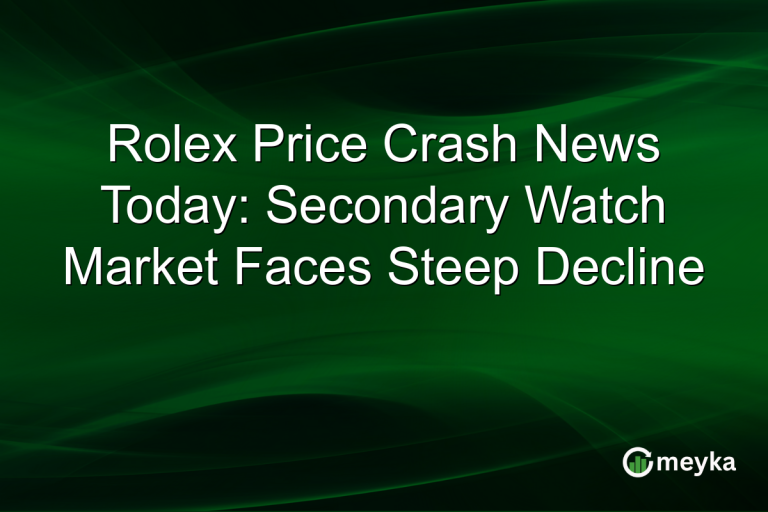 Rolex Price Crash News Today: Secondary Watch Market Faces Steep Decline