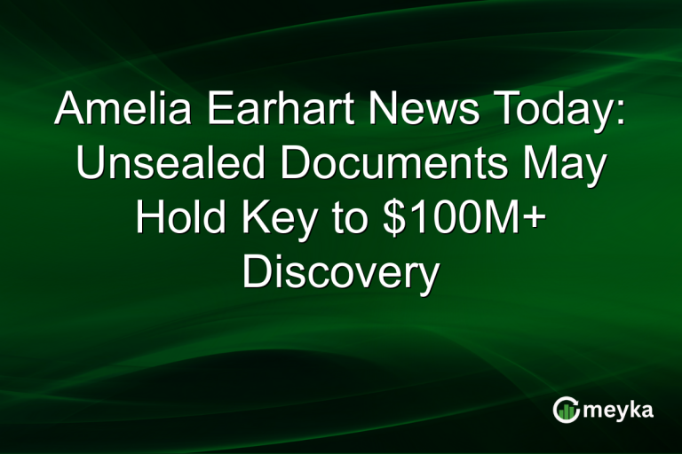 Amelia Earhart News Today: Unsealed Documents May Hold Key to $100M+ Discovery