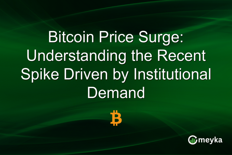 Bitcoin Price Surge: Understanding the Recent Spike Driven by Institutional Demand