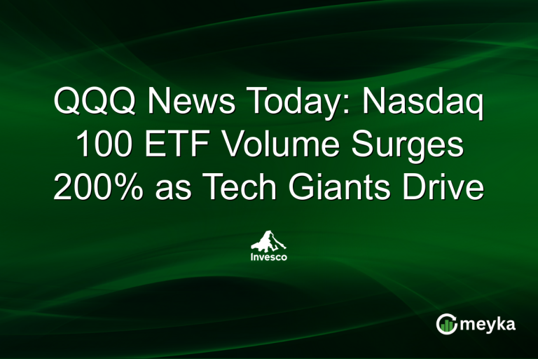 QQQ News Today: Nasdaq 100 ETF Volume Surges 200% as Tech Giants Drive