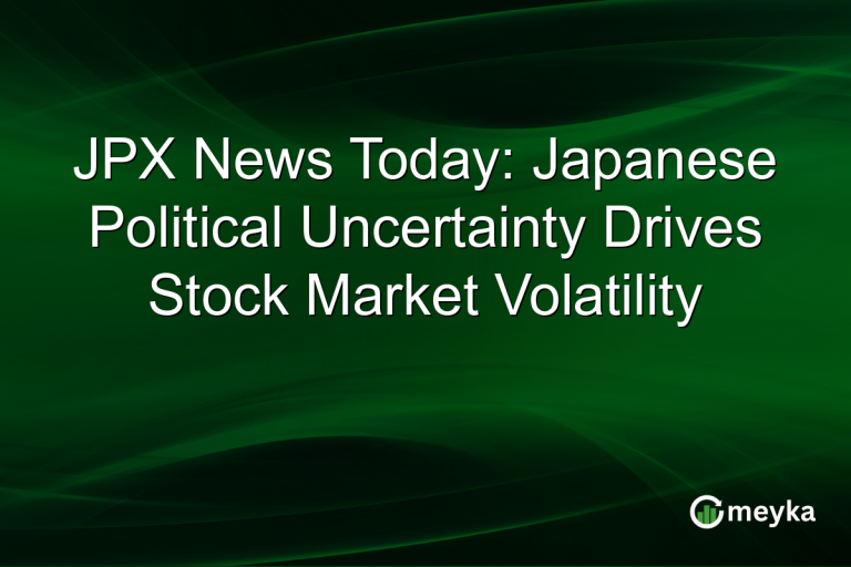 JPX News Today: Japanese Political Uncertainty Drives Stock Market Volatility