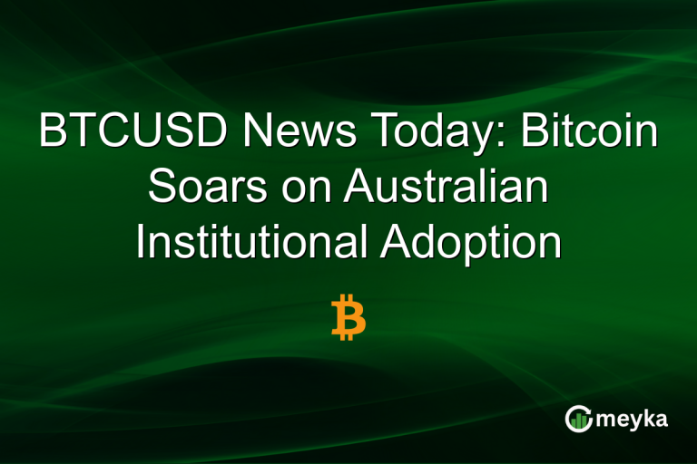 BTCUSD News Today: Bitcoin Soars on Australian Institutional Adoption