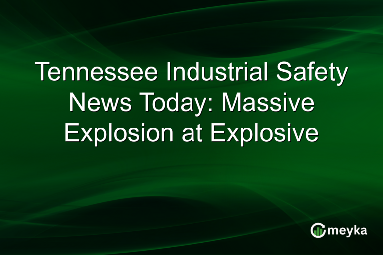 Tennessee Industrial Safety News Today: Massive Explosion at Explosive