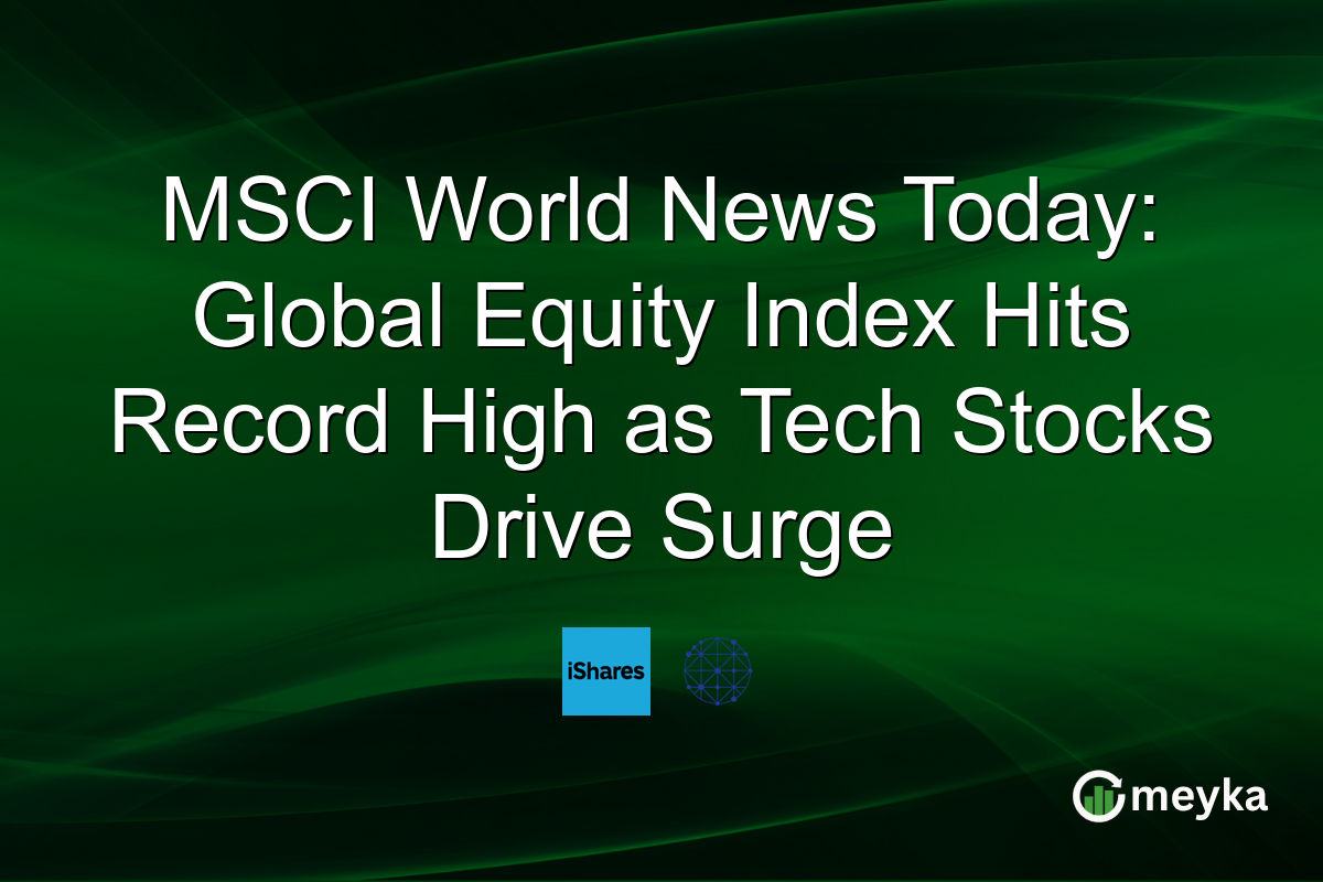 MSCI World News Today: Global Equity Index Hits Record High as Tech Stocks Drive Surge