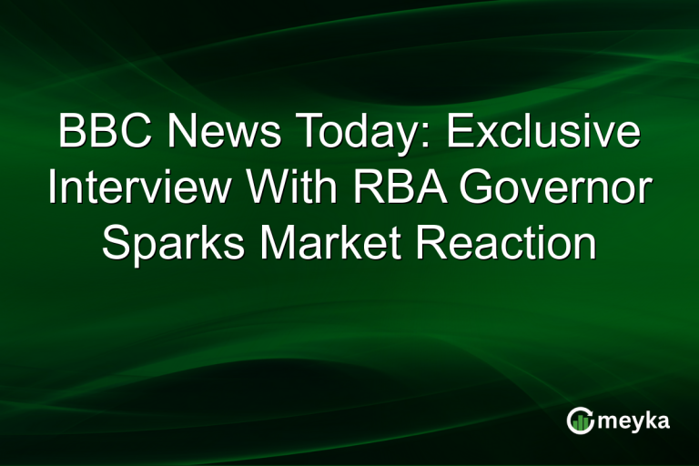 BBC News Today: Exclusive Interview With RBA Governor Sparks Market Reaction