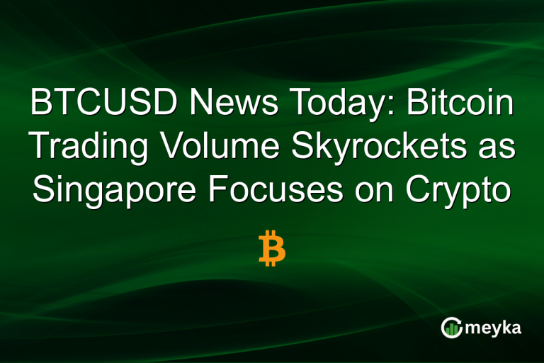BTCUSD News Today: Bitcoin Trading Volume Skyrockets as Singapore Focuses on Crypto