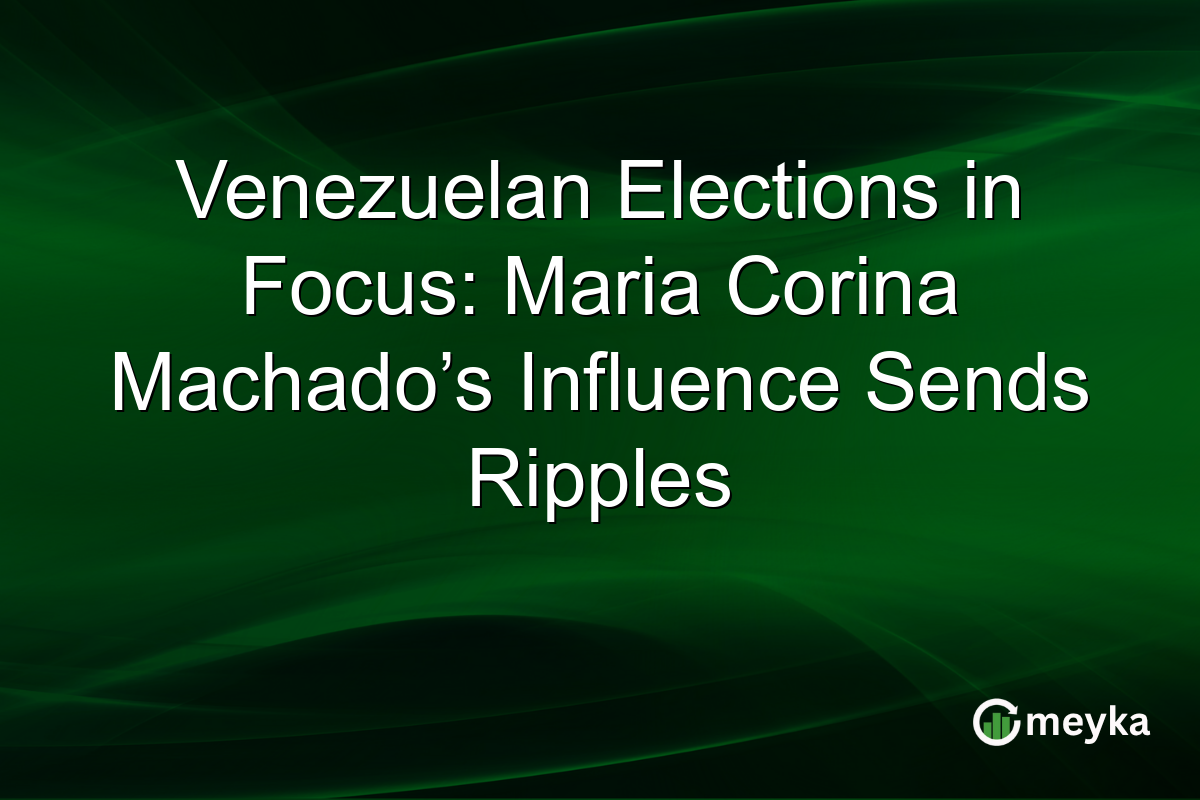 Venezuelan Elections in Focus: Maria Corina Machado’s Influence Sends Ripples