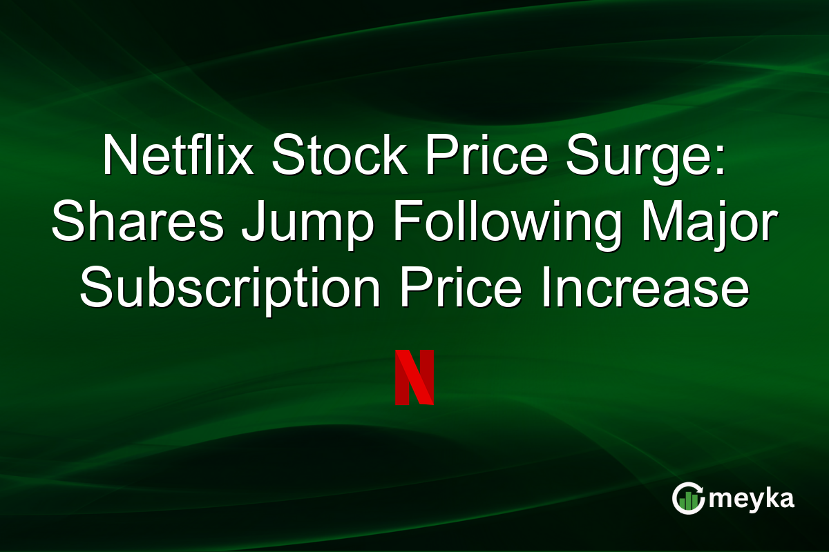 Netflix Stock Price Surge: Shares Jump Following Major Subscription Price Increase