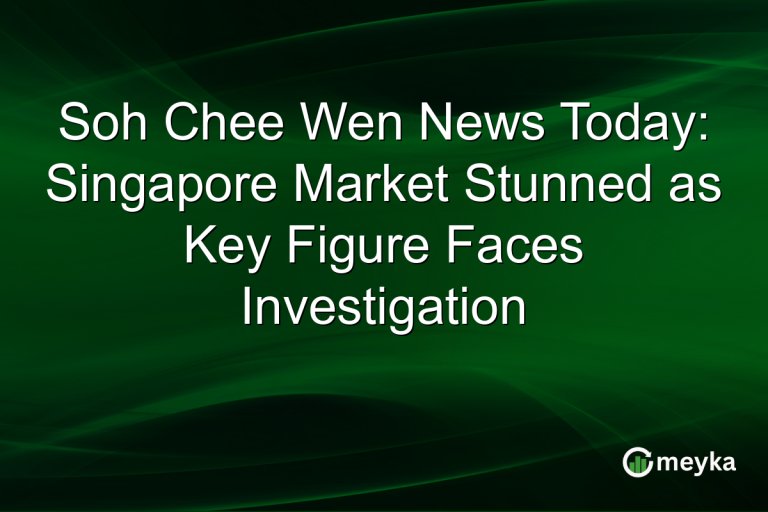 Soh Chee Wen News Today: Singapore Market Stunned as Key Figure Faces Investigation