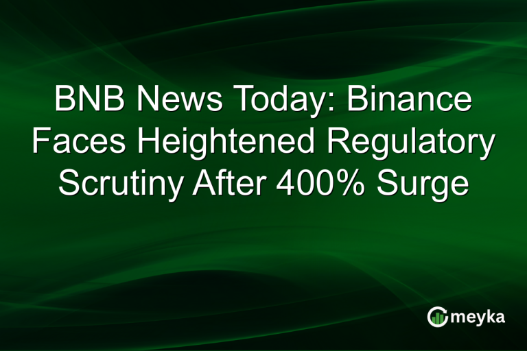 BNB News Today: Binance Faces Heightened Regulatory Scrutiny After 400% Surge