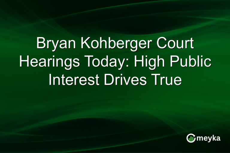 Bryan Kohberger Court Hearings Today: High Public Interest Drives True