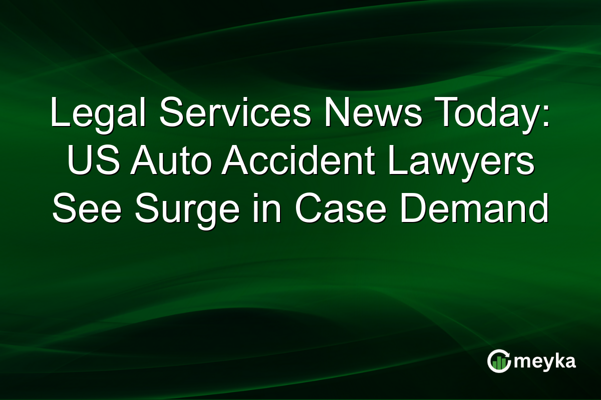 Legal Services News Today: US Auto Accident Lawyers See Surge in Case Demand