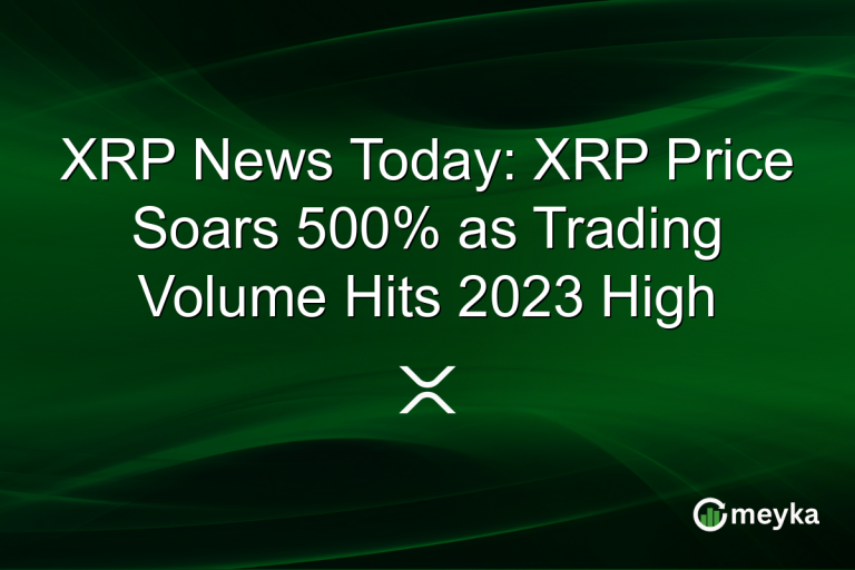 XRP News Today: XRP Price Soars 500% as Trading Volume Hits 2023 High