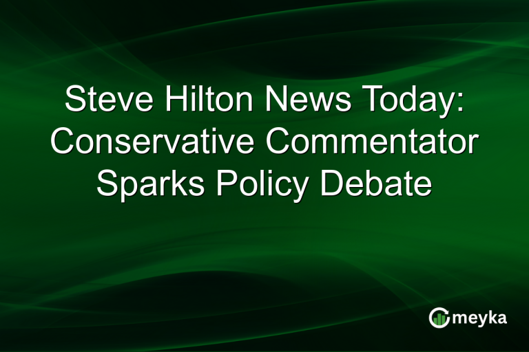 Steve Hilton News Today: Conservative Commentator Sparks Policy Debate