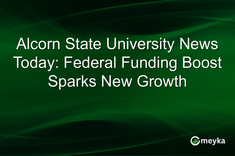 Alcorn State University News Today: Federal Funding Boost Sparks New Growth