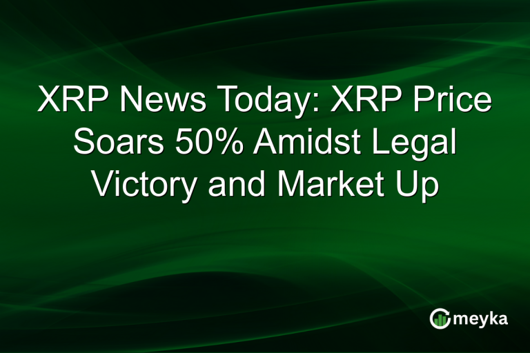 XRP News Today: XRP Price Soars 50% Amidst Legal Victory and Market Up