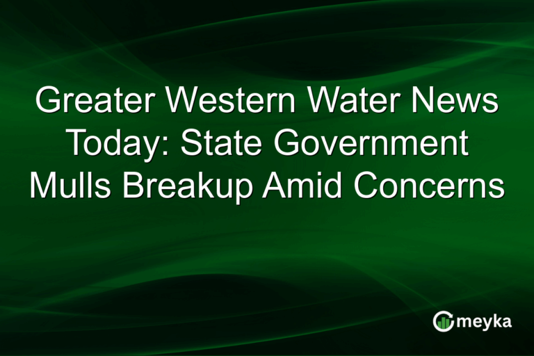 Greater Western Water News Today: State Government Mulls Breakup Amid Concerns