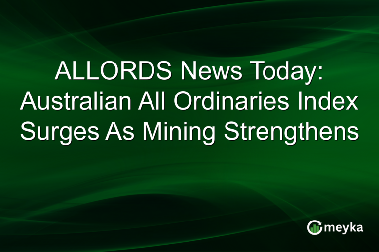 ALLORDS News Today: Australian All Ordinaries Index Surges As Mining Strengthens