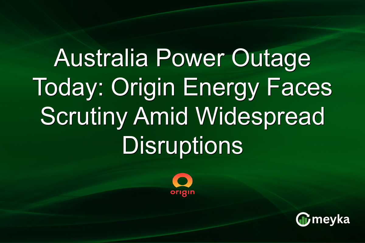 Australia Power Outage Today: Origin Energy Faces Scrutiny Amid Widespread Disruptions