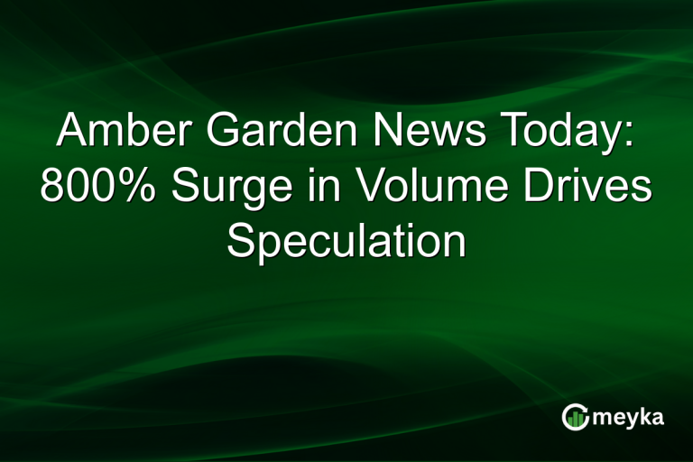 Amber Garden News Today: 800% Surge in Volume Drives Speculation
