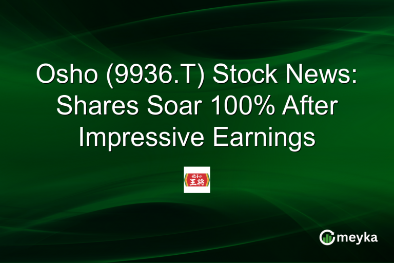 Osho (9936.T) Stock News: Shares Soar 100% After Impressive Earnings