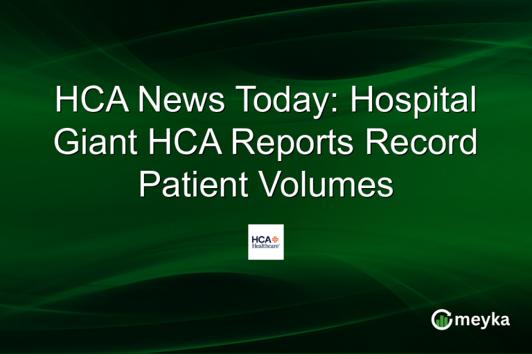 HCA News Today: Hospital Giant HCA Reports Record Patient Volumes