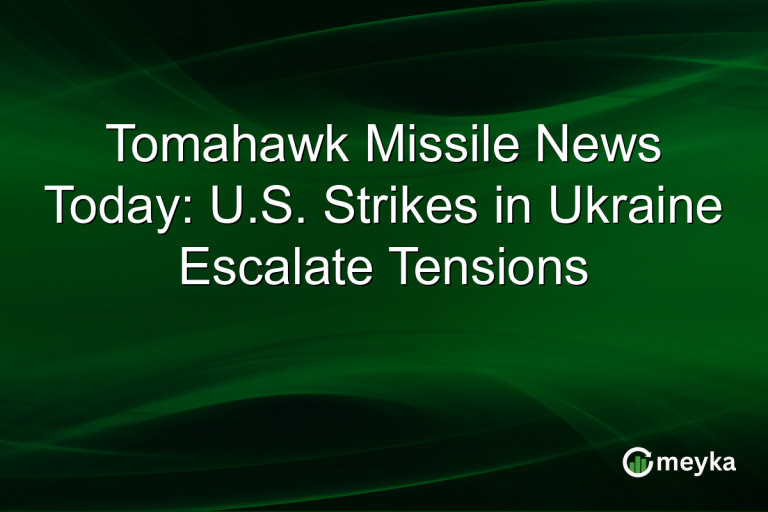 Tomahawk Missile News Today: U.S. Strikes in Ukraine Escalate Tensions