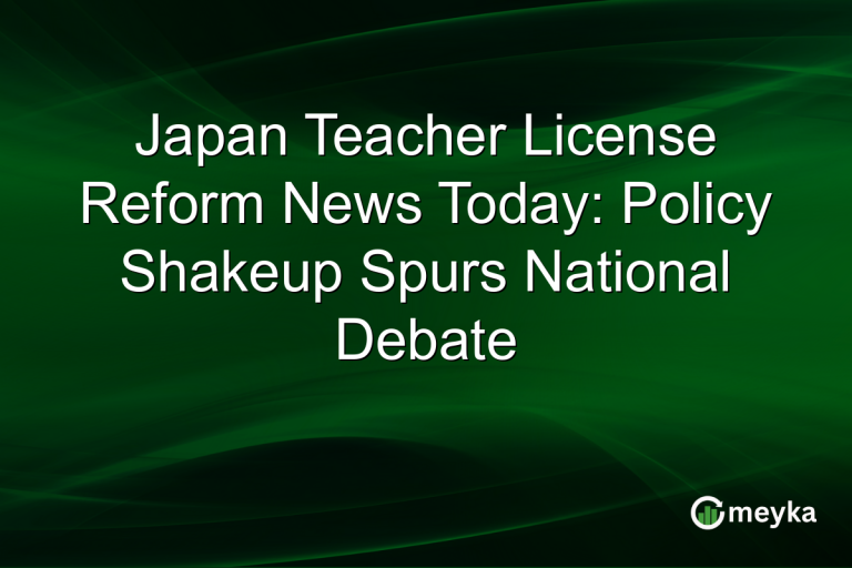 Japan Teacher License Reform News Today: Policy Shakeup Spurs National Debate