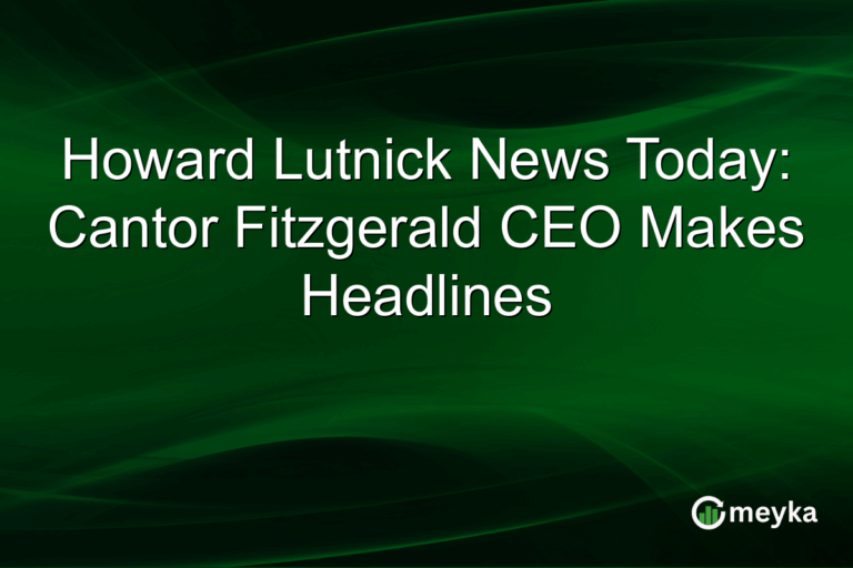 Howard Lutnick News Today: Cantor Fitzgerald CEO Makes Headlines