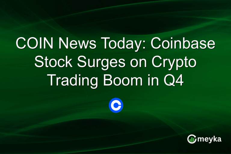 COIN News Today: Coinbase Stock Surges on Crypto Trading Boom in Q4
