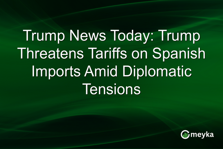 Trump News Today: Trump Threatens Tariffs on Spanish Imports Amid Diplomatic Tensions