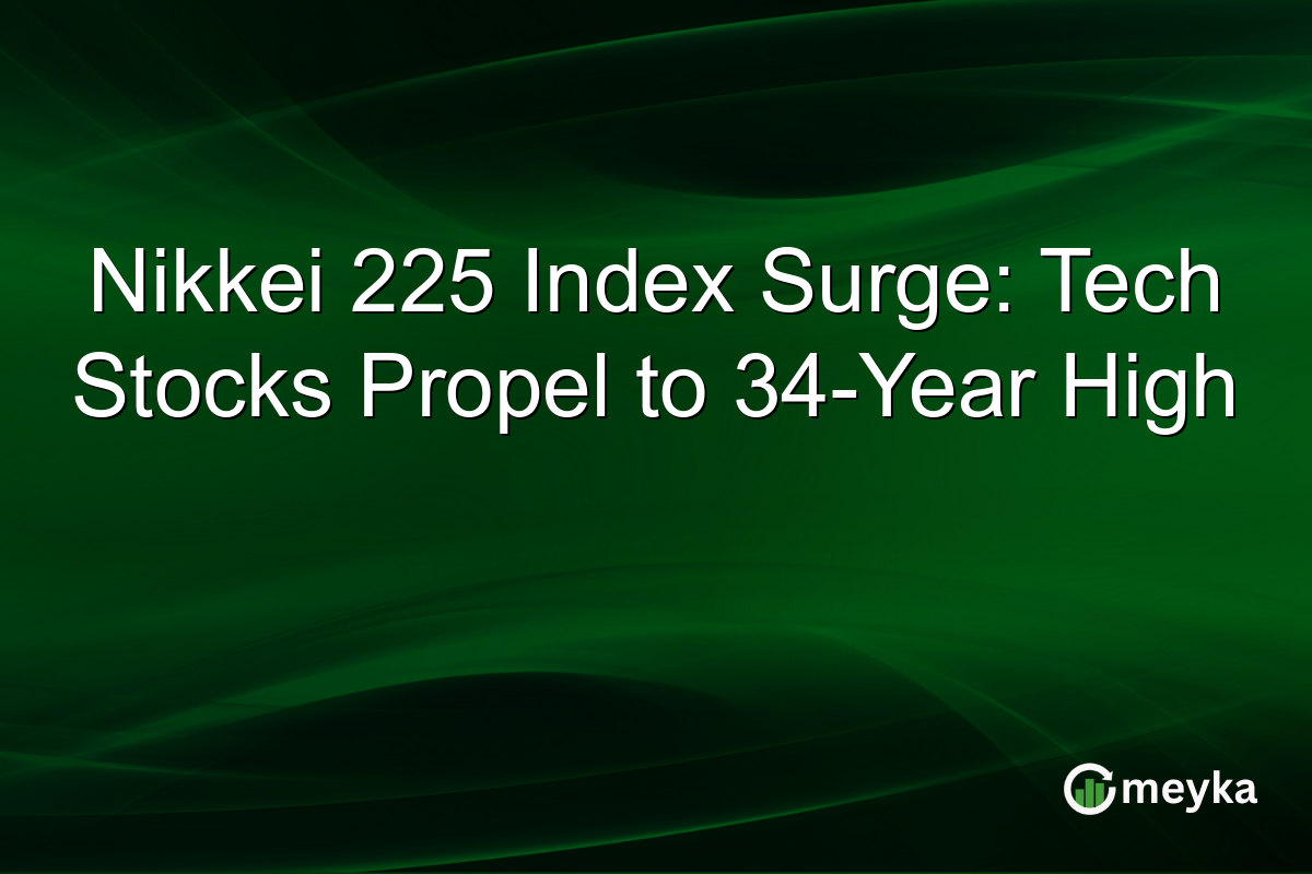 Nikkei 225 Index Surge: Tech Stocks Propel to 34-Year High