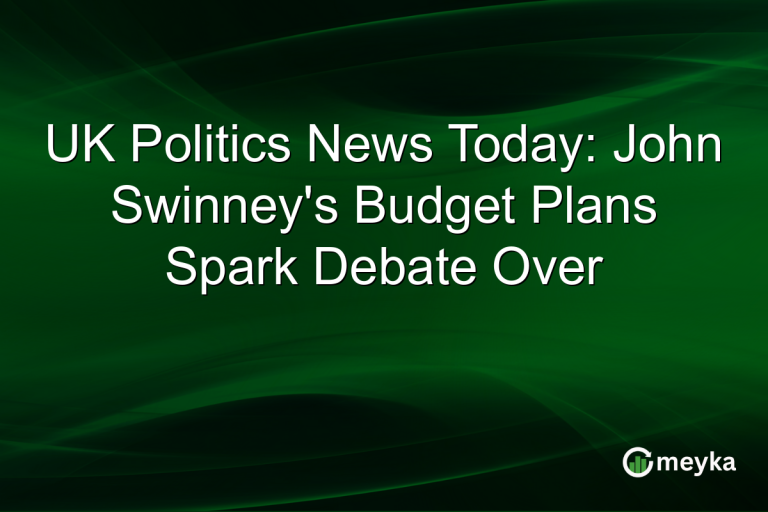 UK Politics News Today: John Swinney's Budget Plans Spark Debate Over