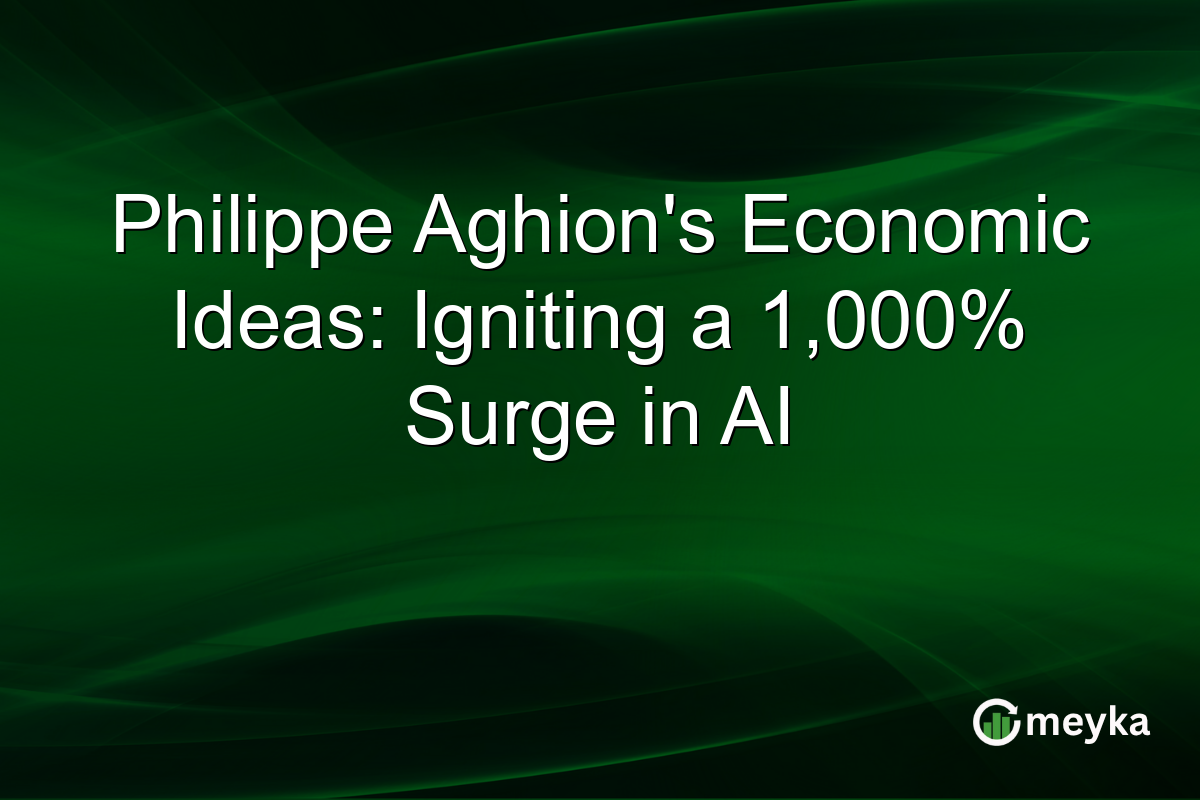 Philippe Aghion's Economic Ideas: Igniting a 1,000% Surge in AI