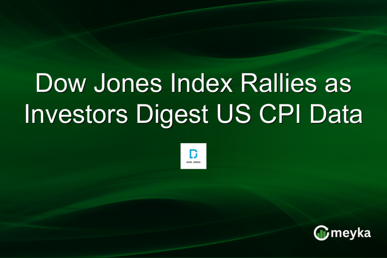 Dow Jones Index Rallies as Investors Digest US CPI Data