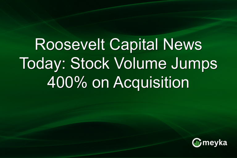 Roosevelt Capital News Today: Stock Volume Jumps 400% on Acquisition