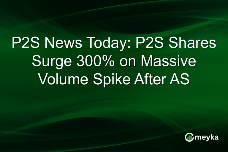 P2S News Today: P2S Shares Surge 300% on Massive Volume Spike After AS