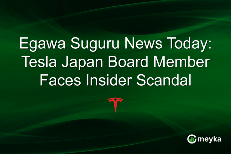 Egawa Suguru News Today: Tesla Japan Board Member Faces Insider Scandal