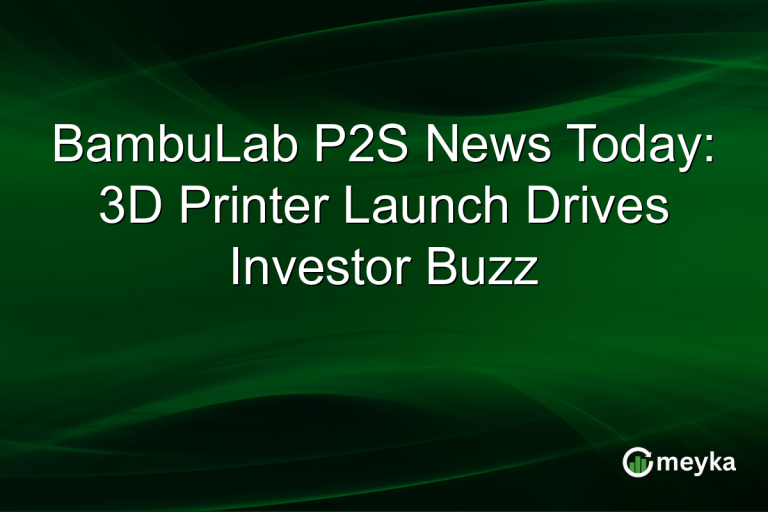 BambuLab P2S News Today: 3D Printer Launch Drives Investor Buzz