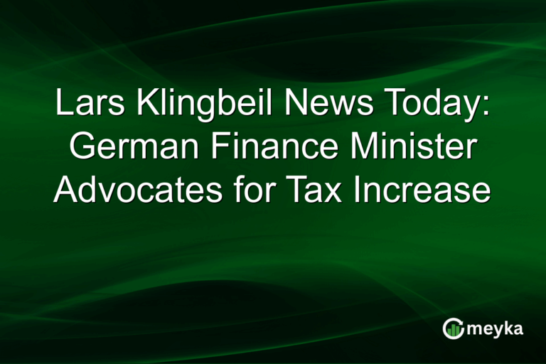 Lars Klingbeil News Today: German Finance Minister Advocates for Tax Increase