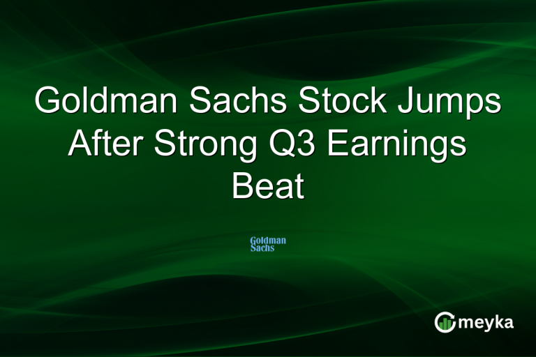 Goldman Sachs Stock Jumps After Strong Q3 Earnings Beat