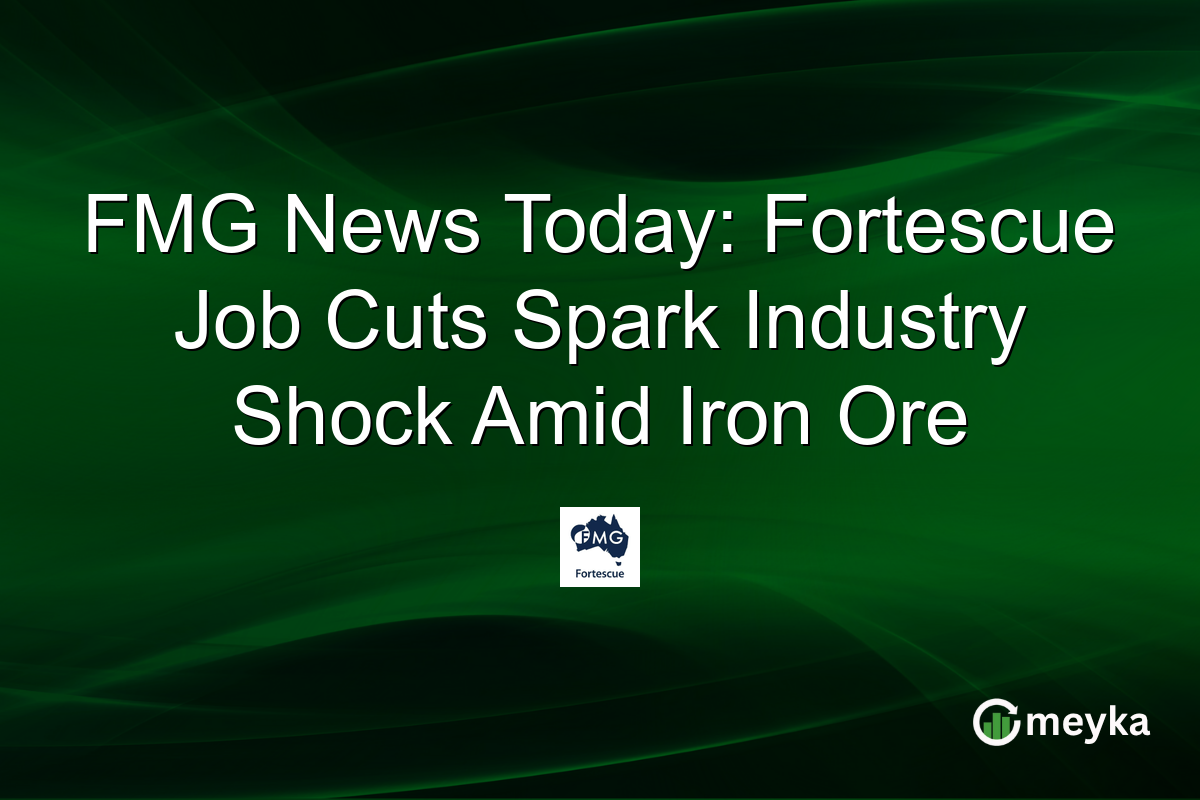 FMG News Today: Fortescue Job Cuts Spark Industry Shock Amid Iron Ore