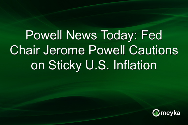 Powell News Today: Fed Chair Jerome Powell Cautions on Sticky U.S. Inflation