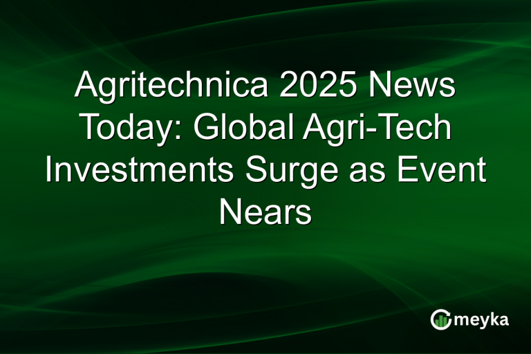 Agritechnica 2025 News Today: Global Agri-Tech Investments Surge as Event Nears