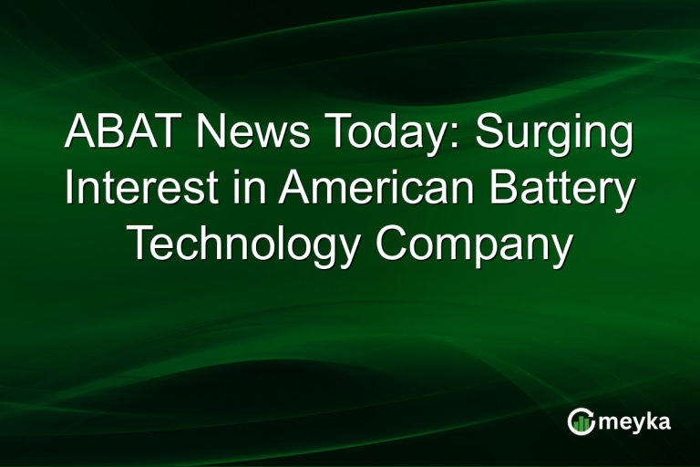 ABAT News Today: Surging Interest in American Battery Technology Company
