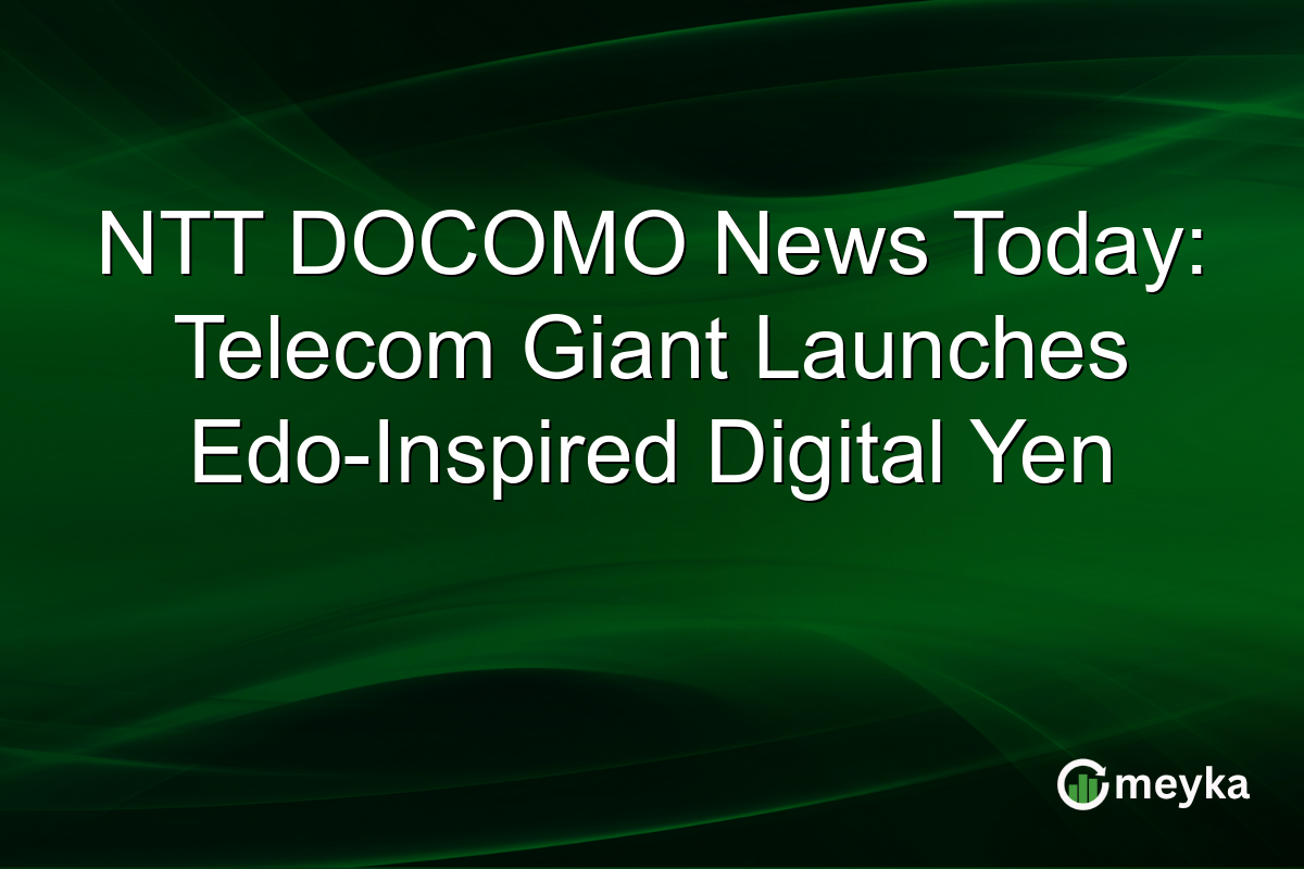 NTT DOCOMO News Today: Telecom Giant Launches Edo-Inspired Digital Yen