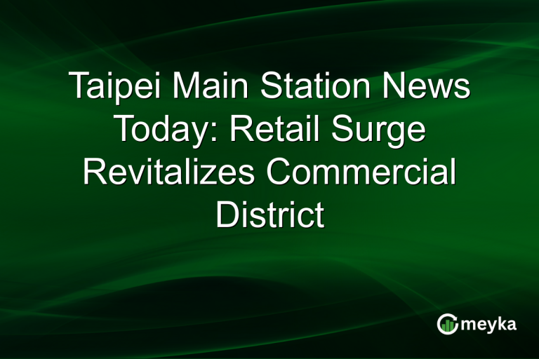 Taipei Main Station News Today: Retail Surge Revitalizes Commercial District