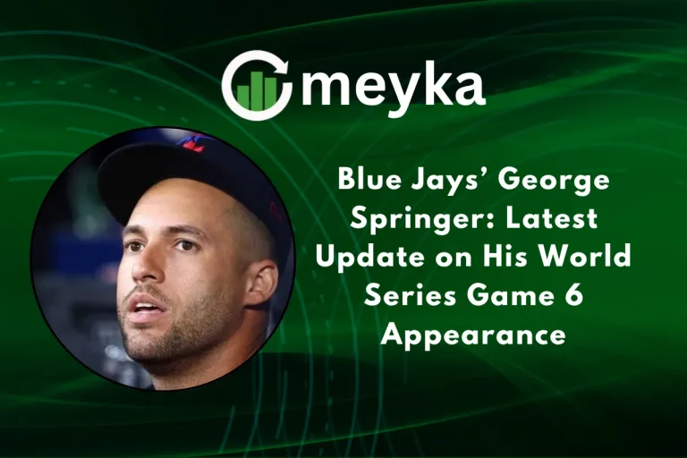 Blue Jays’ George Springer Latest Update on His World Series Game 6 Appearance