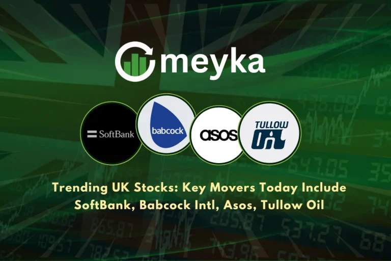 Trending UK Stocks: Key Movers Today Include SoftBank, Babcock Intl, Asos, Tullow Oil